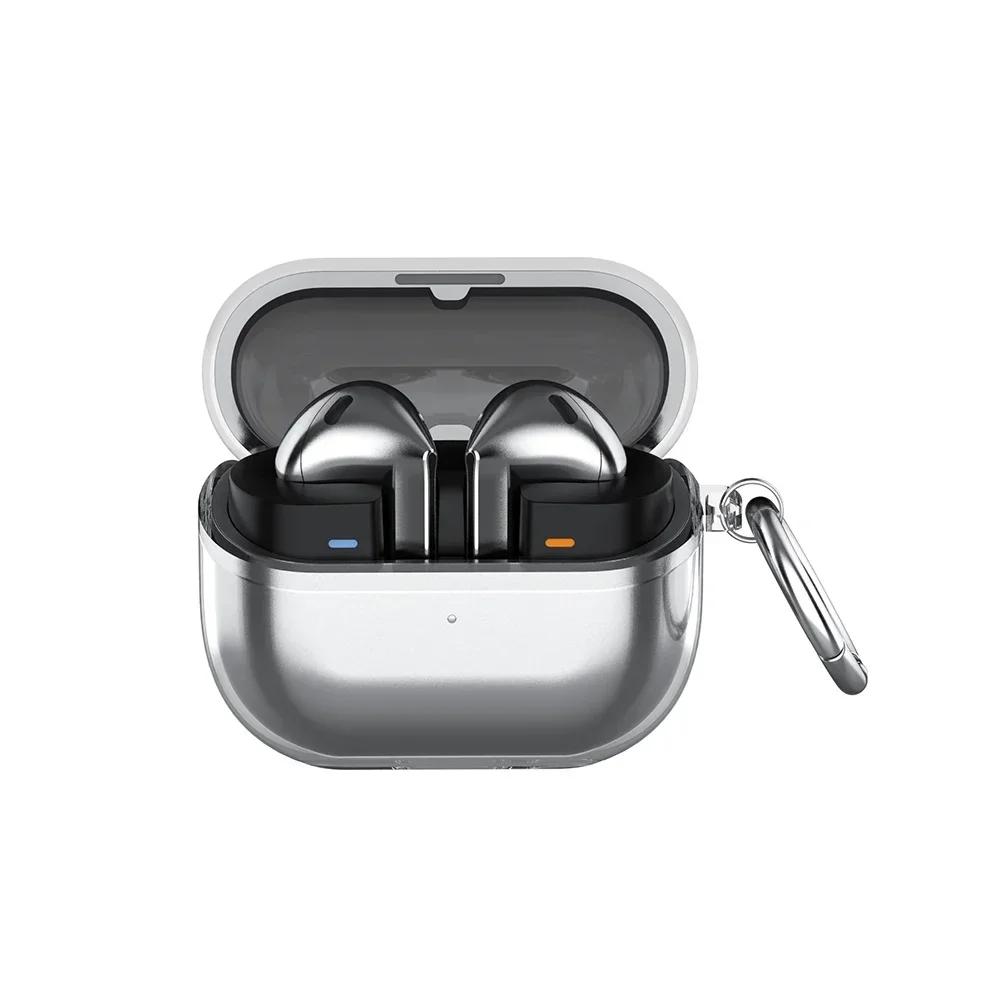 Clear Protective Silicone Case for Samsung Buds 33 Pro Convenient Charging and Functionality Reliable Protection