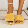 Fashion 2025 New Women's Slippers Women's Fashion Versatile Indoor Home Butterfly Comfortable and Elegant Cotton Slippers