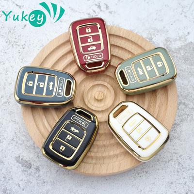 For Honda Accord CIVIC CRV Jazz HR-V HRV 2013 2014 2015 2016 TPU Shell Fob Car Remote Key Cover Case Accessories