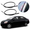 1 pár gumových lišt střechy Náhradní těsnění Snadná instalace Těsnění proti dešti Autopříslušenství 75555-12120 75556-12120