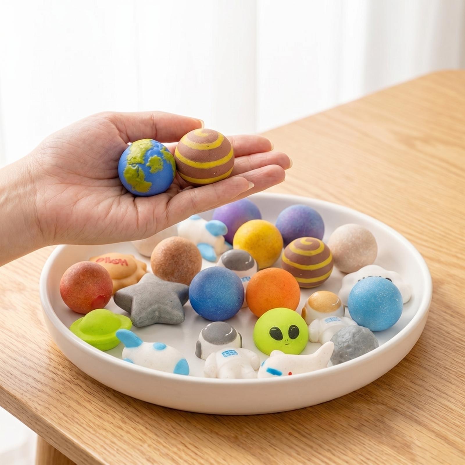 Creative Series Toy Planet and Alien Ball Set for Stress and Sensory Play for Home Office School Use One Size