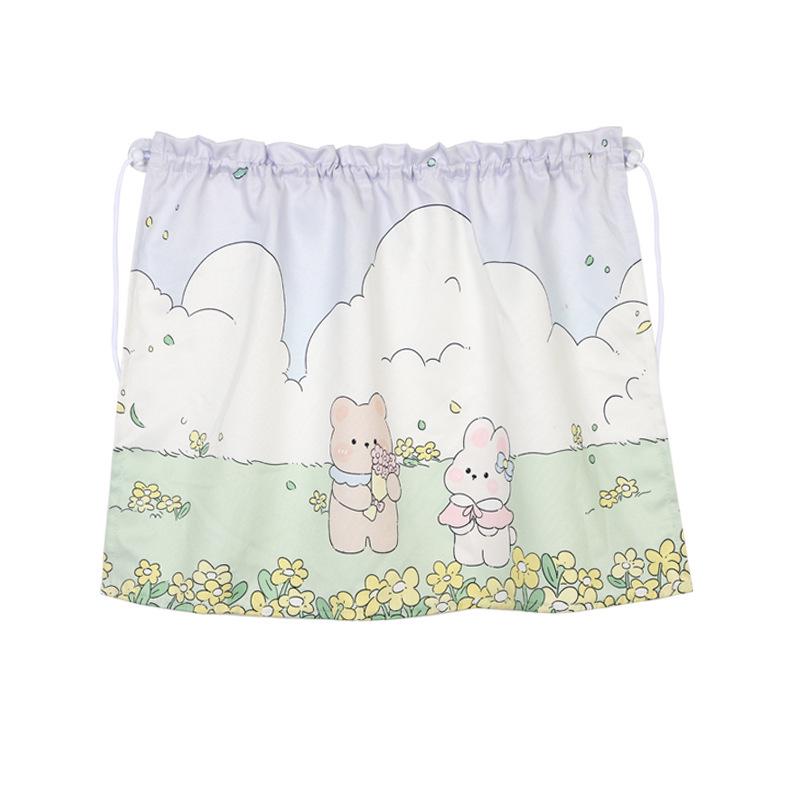 Summer Cartoon Car Sun Shade: Cute Fabric Window Curtain for Baby Sun Protection and Heat Insulation