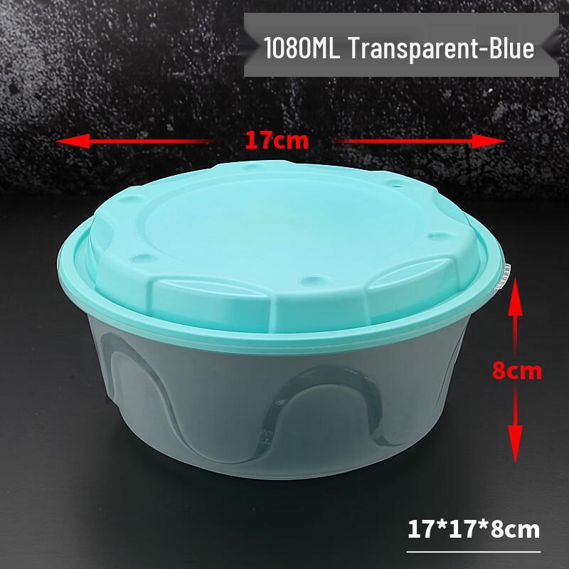 Handun Disposable Round Wheat Straw Takeout Container