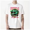 Crocodile Alligator ART Cool Funny Cartoon Printed Men's T Shirt Women Fashion 100% Cotton Summer Casual Breathable Couple Tops