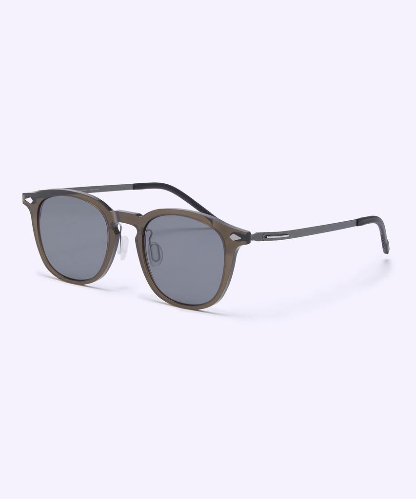 Alloaiweeo [The Air] Al3505 1310G Arnel Light Ultra-Light Sunglasses Khaki