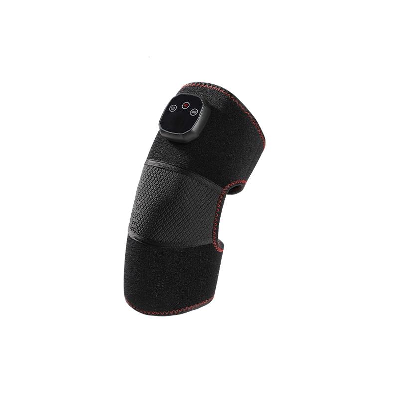 

Электрический нагревательный массажер для защиты колена, теплый компресс, защита суставов, шеи, плеч, колена, вибрация, нажатие, интеллектуальный чёрный