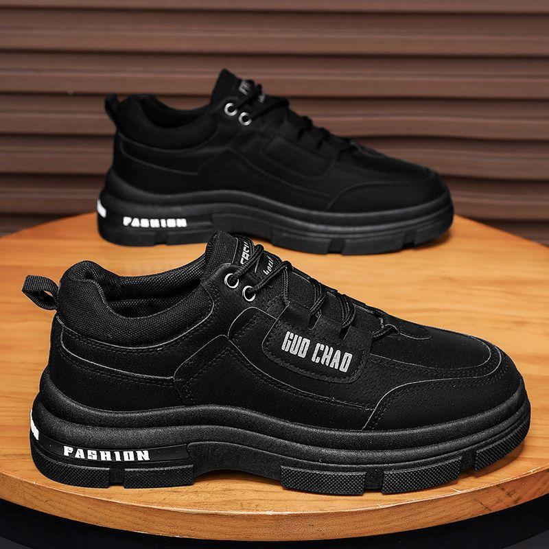 Martin Boots Men's Shoes for Spring Waterproof and Non-slip Sports and Leisure Work on Construction Site Low