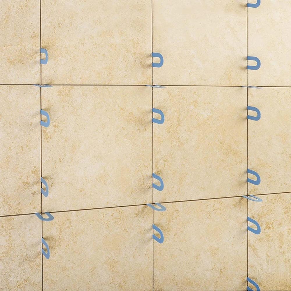 200pcs U-shaped Horseshoe Shims Reusable Tile Spacers PP Level Wedges Positioning Clips For Marble Granite Aligning