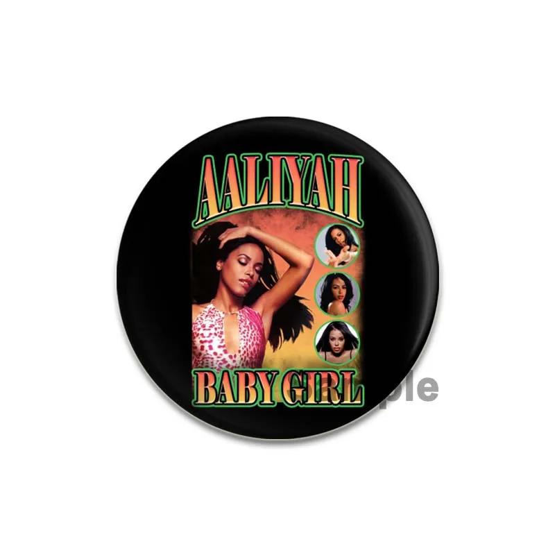 32/44/58mm Pop Hip Hop Rap Star Singer Metal Brooch Handcrafted Backpack Clip Fan Collection Commemorative Gift Tinplate Pin Badge