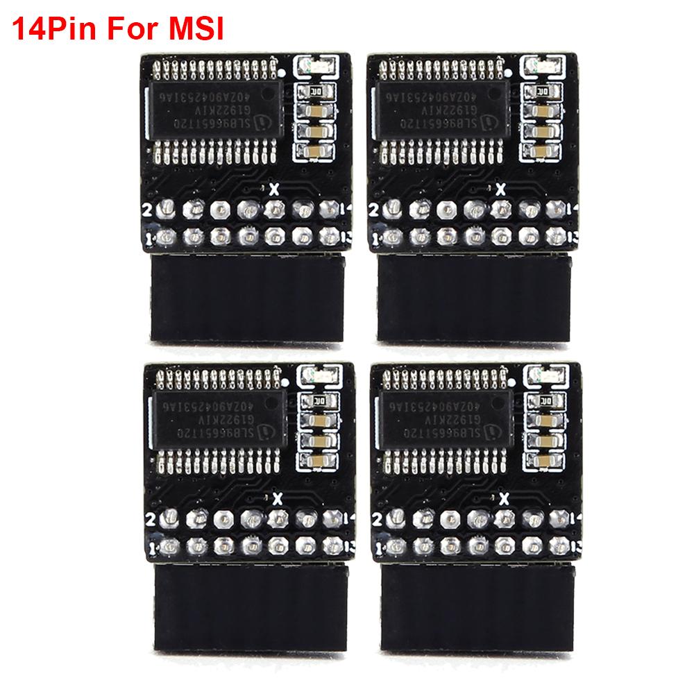 10-1PCS TPM 2.0 Encryption Security Module Board 4GB For ASUS ASRock MSI ASRock GIGABYTE LPC 14/18/20 Pin Motherboards Card