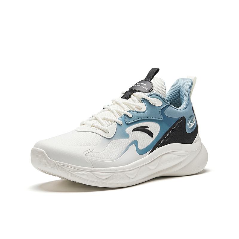 Anta Pantofi de alergare confortabili versatili durabili cu talpă joasă pantofi sport bărbați albastru alb 912345577-1