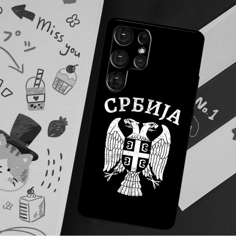 

Чехол для телефона с флагом Сербии для Samsung Galaxy S23 S21 S22 Ultra S8 S9 S10 Note 10 Plus S20 FE Чехол Funda Galaxy S10