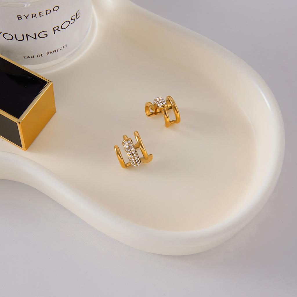 Light luxury high-end ear bone ear clips, no pierced earrings.