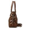 Women's Tote Bag Solid Color Shoulder Bag Large Capacity Middle-Aged Mother Bag
