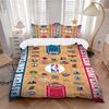 3pcs Bedding Set Basketball Teams Includes 1 Comforter + 2 Pillowcases, Without Pillow Inserts, Soft Comfortable,a0910250