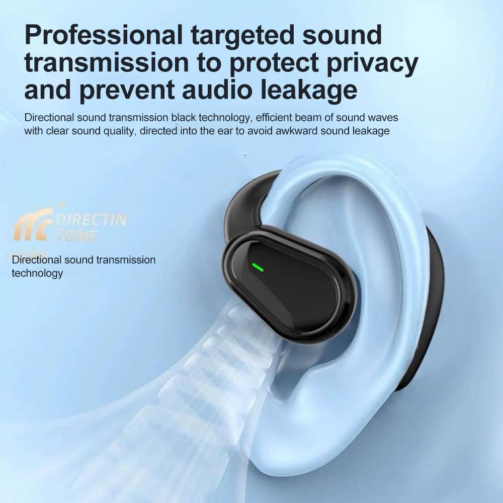 Bluetooth 5.3 Headphones Wireless Sports Headsets Ear Hook Earphones Waterproof HiFi Stereo Noise Reduction Earbuds for Android iOS Workout Gym Sports