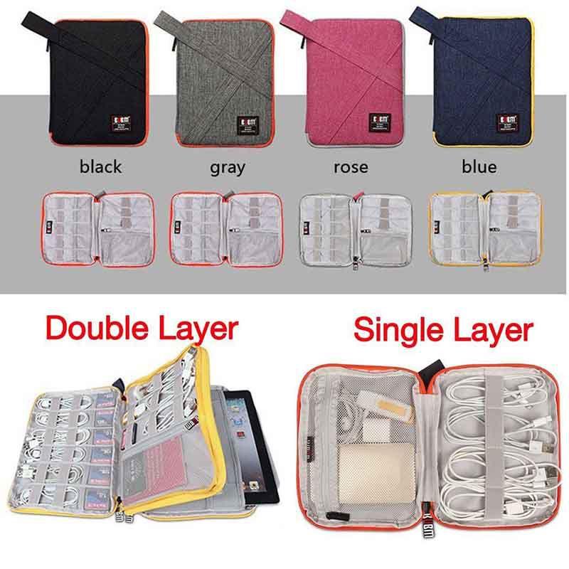 Cable Electronic Accessories Organizer Bag Travel Usb Charger Storage Case