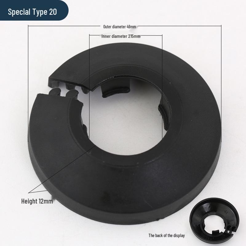 Decorative Pipe Cover Ring for Air Conditioning and Heating Valves
