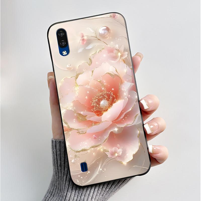 Phone Case For ZTE Blade A51 Lite / A5 2020 Casing Luxury Fashion Butterfly Flower Black Jelly Soft TPU Case Silicone Back Cover