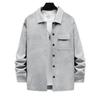 2025 European & American Slim Fit Heavyweight Twill Men's Autumn Long Sleeve Lapel Jacket