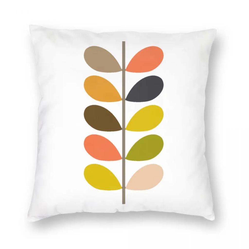 Buntes Orla Kiely Kissenbezug Bedruckter Polyester Kissenbezug Dekorationen Wurfkissenbezug Zuhause Reißverschluss ''