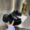 Thick-soled Slippers for Women's Summer Wear 2025 New Muffin Heightening One-word Slippers High-end Casual Sandals Tide