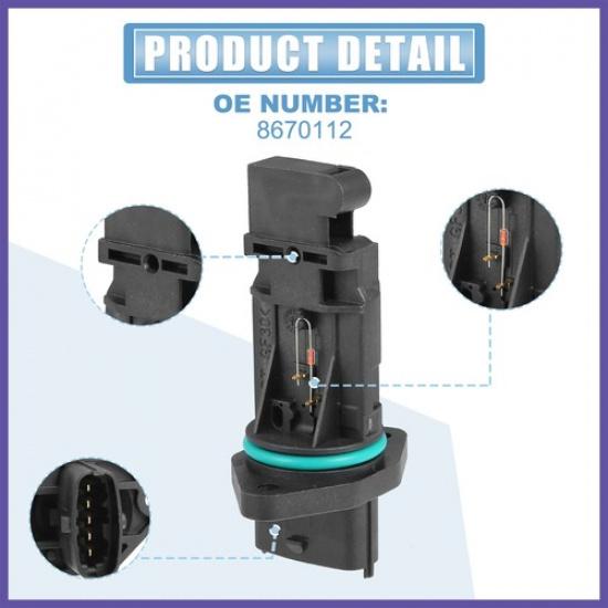 Car Mass Air Flow Sensor Meter Replacement No.8670112 For Volvo S80 99-06