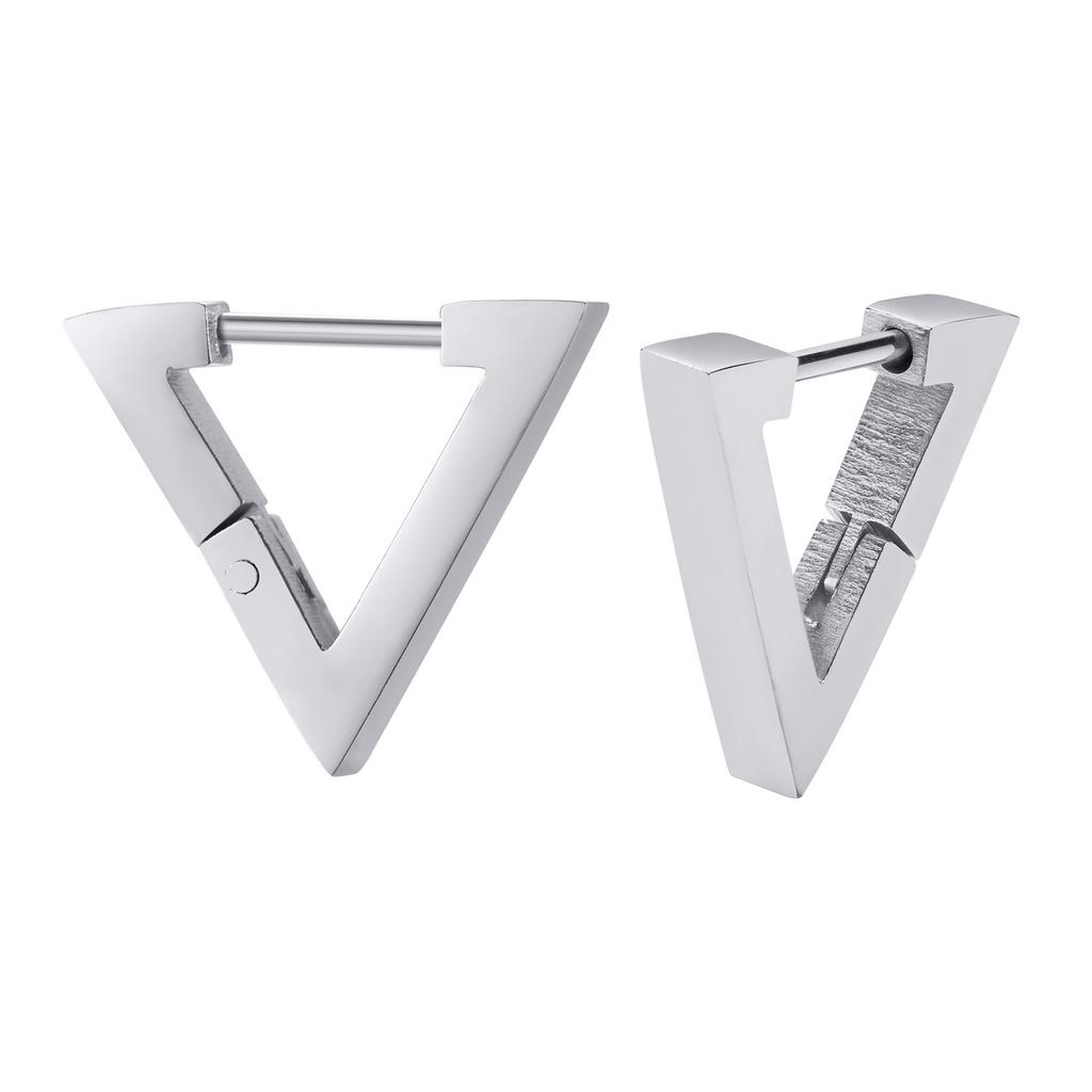 Minimalist Square Hoop Earring for Women Girls Ear Huggie Rectangle Hoops Dangle Stainless Steel Not Allergic