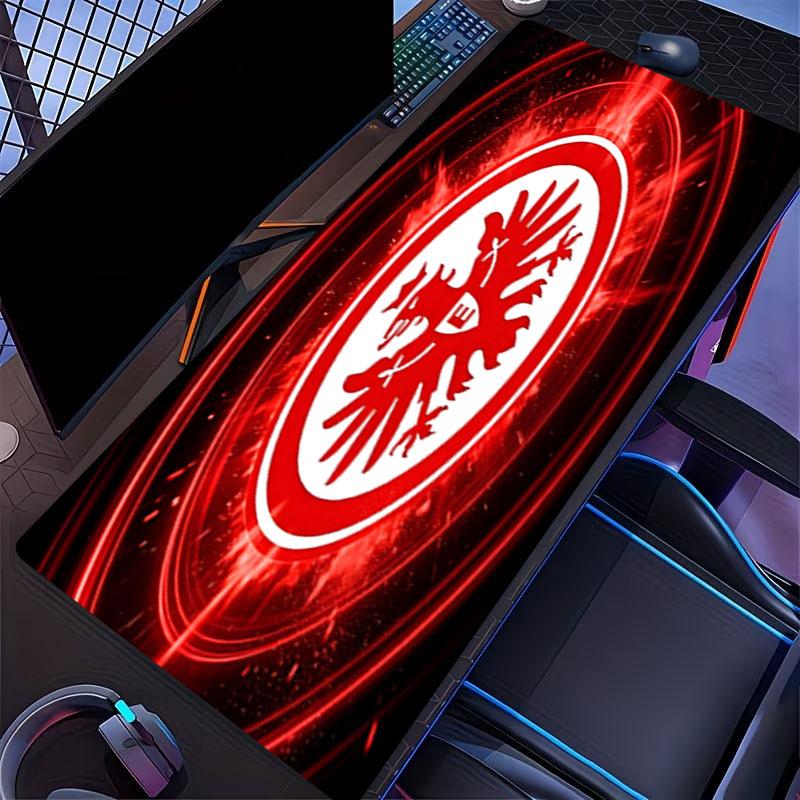 Eintracht Frankfurt Spausdintas pelės kilimėlis, klaviatūros kilimėlis nešiojamam kompiuteriui, kilimėlis biurui, namams, stalo dekoracija, puiki gimtadienio dovana žaidėjams