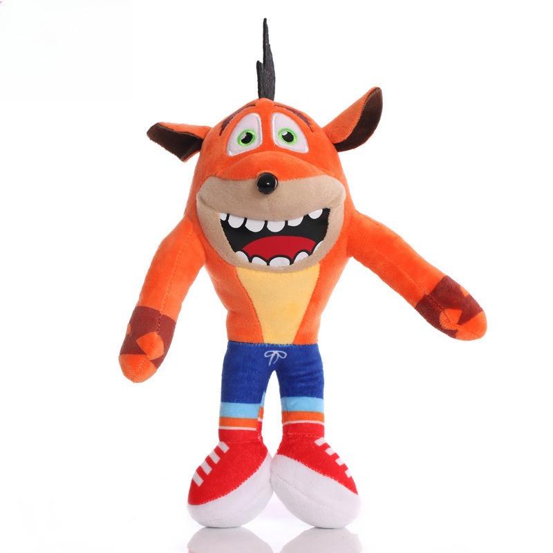 26cm Crash Bandicoot Plüschtier Kuscheltiere Crazy Trilogy Serie Anime Figur Puppen Kawaii Kindergeburtstag Weihnachtsgeschenke Deko