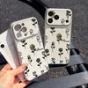 Electroplated Lambskin Creative Black Rose for Apple 17 Mobile Phone Case iPhone15promax All-inclusive 16Pro