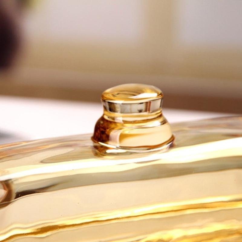 Glass Butter Dish Lid Included Elegant Plate for Butter Storage and Snacks Serving Practical Kitchen Tool