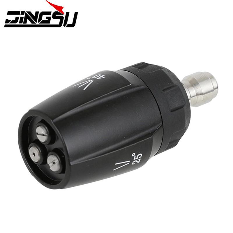 Multi-Angle Nozzle for High-Pressure Car Wash: Three-in-One Water Gun Head