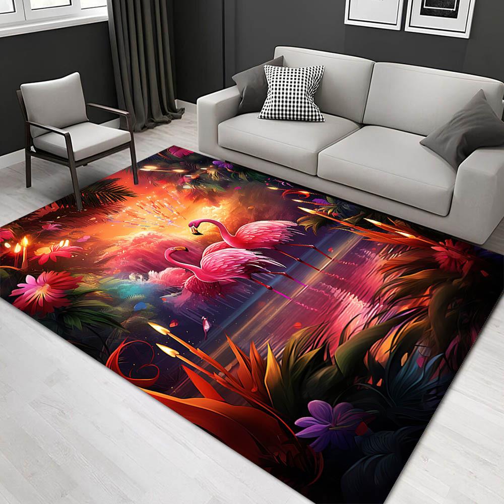 

1pc 1636632691Pattern Carpet, Area Rug For Living Room Bedroom Room Bed Chair Laundry Entryway Corridor Yard Non-slip Outdoor Camping Rug Fl 60cm by 90cm