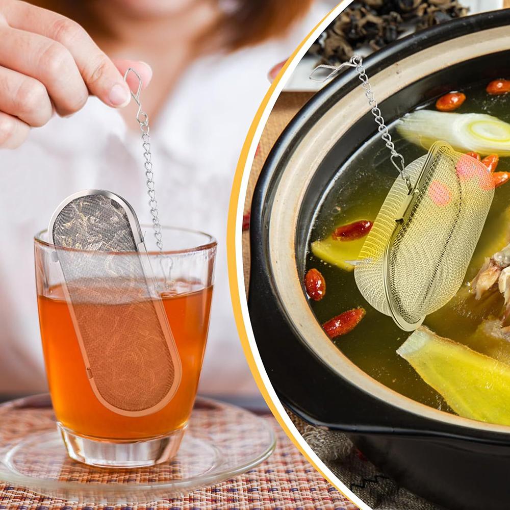 2pcs Spice Strainers for Loose Tea Spices and Spices