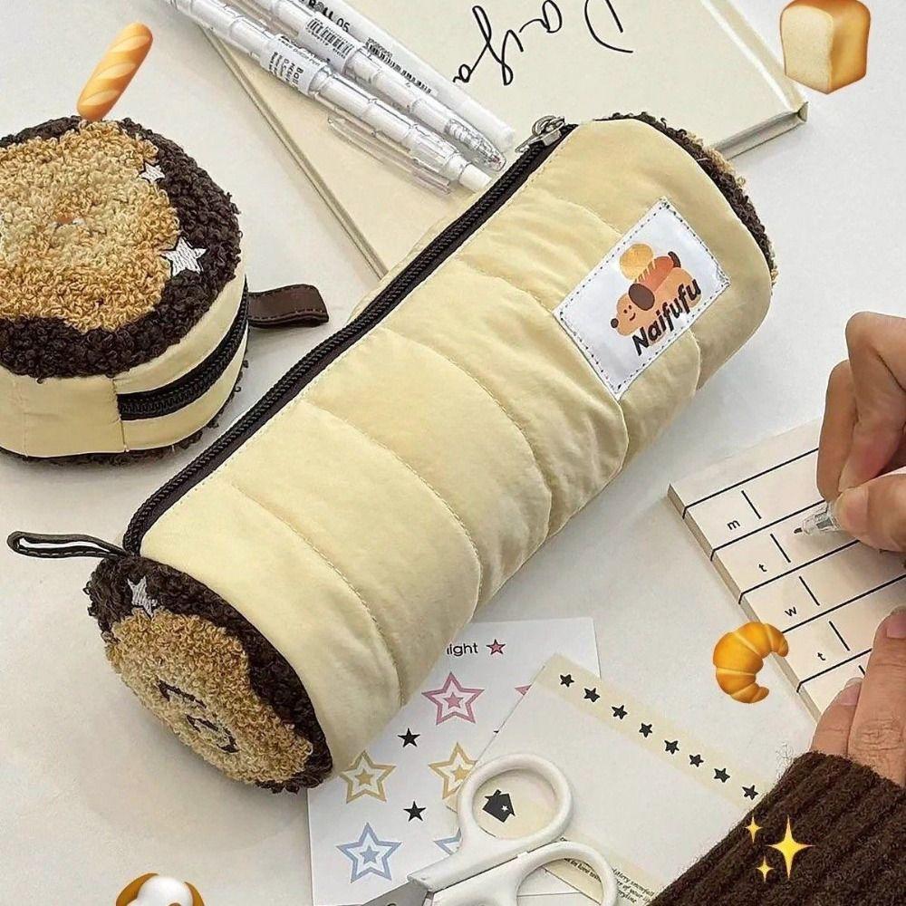

Large Capacity Pencil Case Puppy Pencil Box New Stationery Bag School