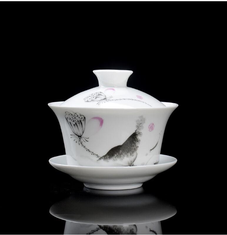 Jingdezhen Ceramic Gaiwan Tea Bowl