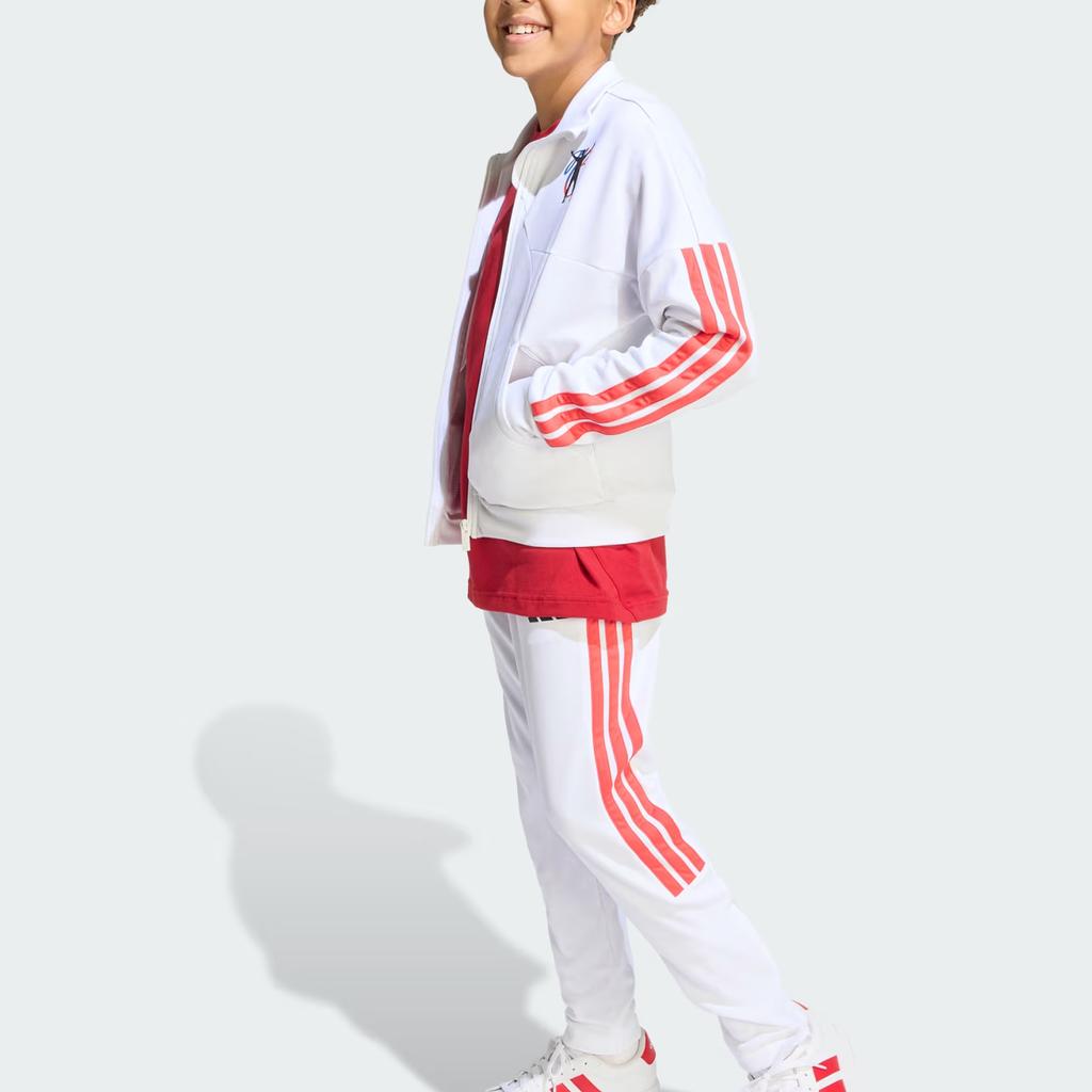 adidas Jude Bellingham Training Tracktop Knitted Stand Collar Sports Zip Long Sleeve Kids Tops KD8941