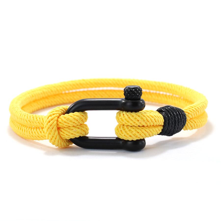 Fashion Mens Bracelet Grade A 4mm Thread Wrap Braclet Outdoor Survival Braslet Locomotive Cool Riding Hand Accessories Pulseria