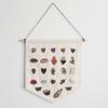 New Nordic Blank Cotton Brooch Pin Badge Holder Hanging Wall Display Banner Flag Kids Room Decoration
