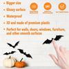 Halloween Decorations, 120PCS Bats Halloween Decor Indoor Outdoor, Realistic PVC 3D Black Scary Bat Stickers Wall Decor for Party Decorations