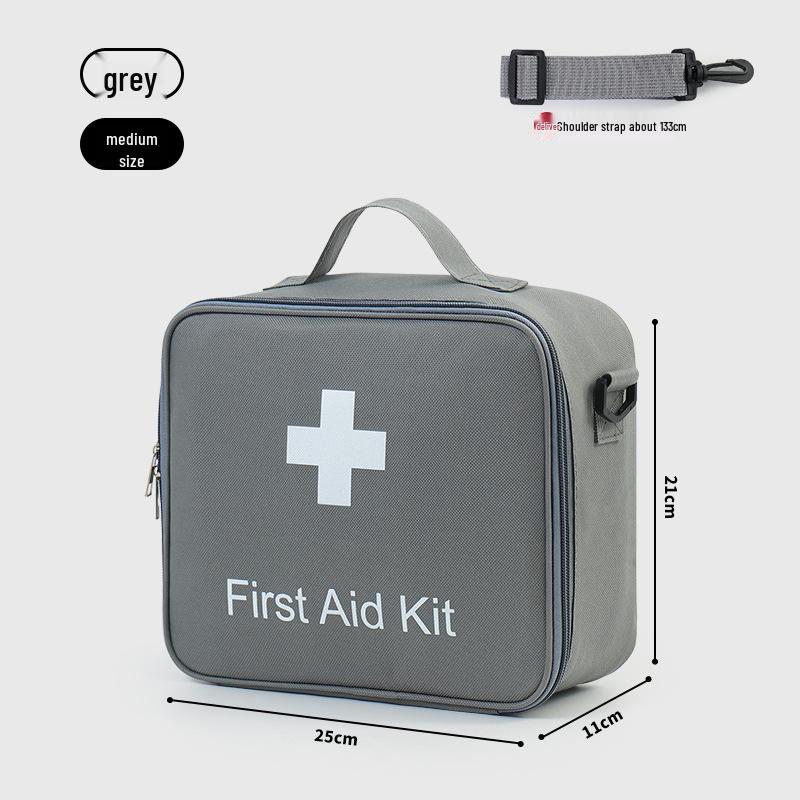 Portable Medicine Storage Bag - Large Capacity Family First Aid Kit