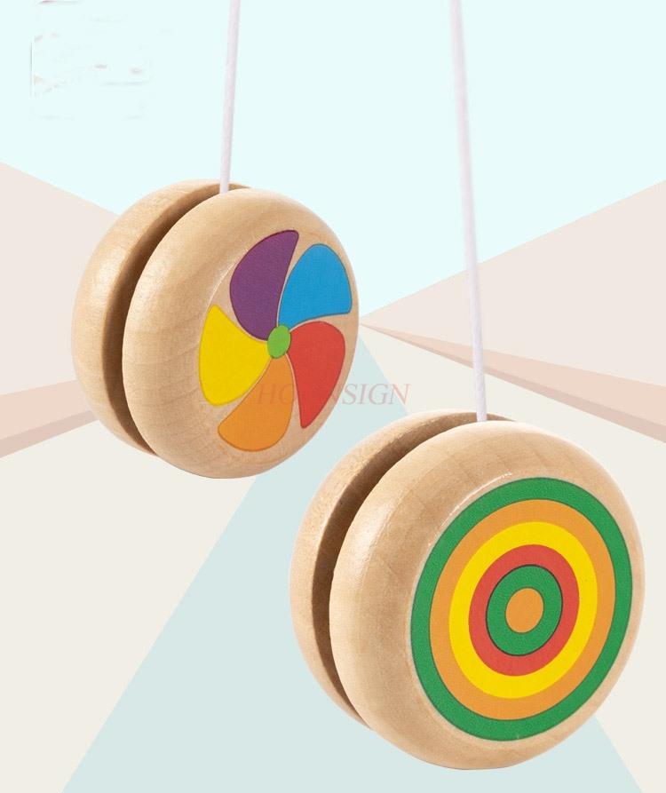 Traditional Wooden Children'S Yoyo Swirl Primary School Yoyo Toy Girl Boy Yoyo Ball Gift For Children