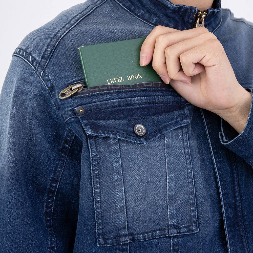 COCOS Nobuoka GR-3510 Denim Stretch Jacket, Light Indigo, Size L