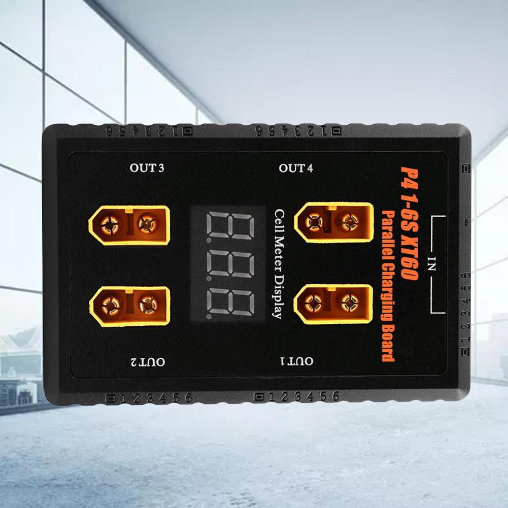 16S LiPo Battery Parallel Balanced Charging Board Plate 40A Input XT60 Plug