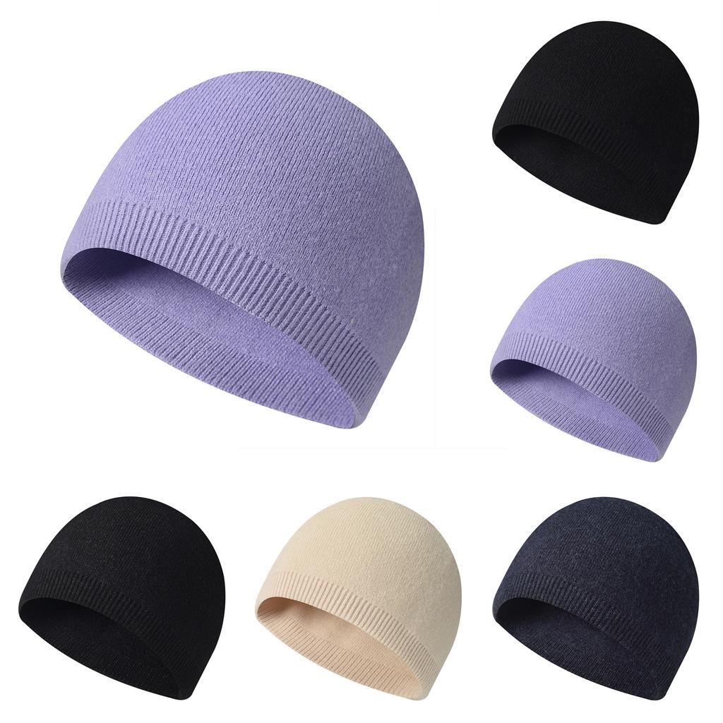 Winter Fashion Warm Hat for Women - Solid Colour Couple's Knitted Hat Outdoor Cycling Sports Hat Student Beanie Hat