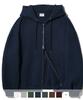 Perstep Two Finder Zip-Up Hoodie Navy Juhd4453