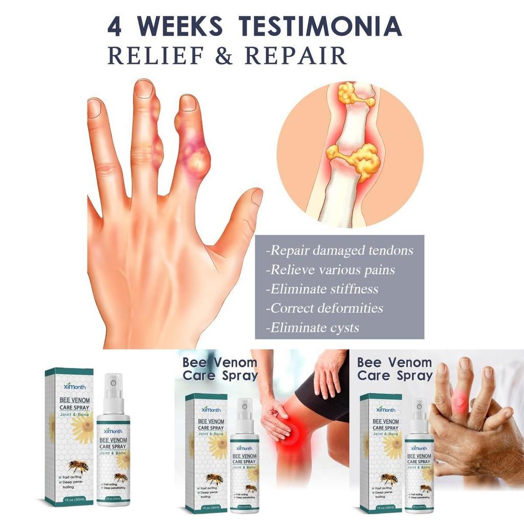 Ximonth Bee Venom Joint Spray For Effective Relief Of Knee Neck Pain And Body Discomfort