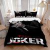 Joker'S Dark Smile Print 3Pcs Bedding Setduvet Cover With 2 Bedropillowcase Home Birthday Gift
