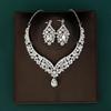 Set di Collana e Orecchini alla Moda in Stile Coreano: Accessori Perfetti per Matrimonio Sposa